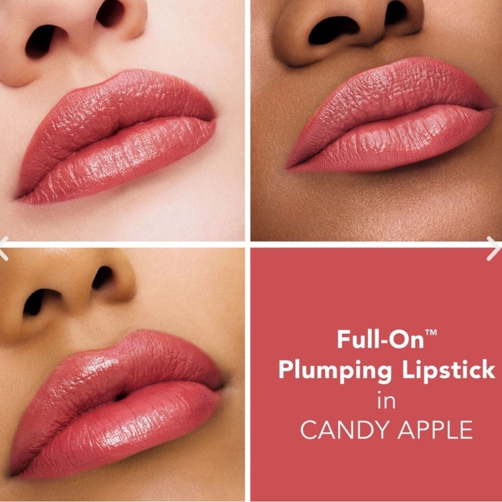 Buxom Candy Apple Full-On Plumping Lipstick Lip Color with Hydration
